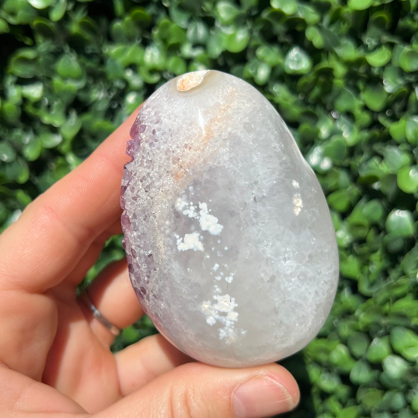 Orca Agate Amethyst Free Form