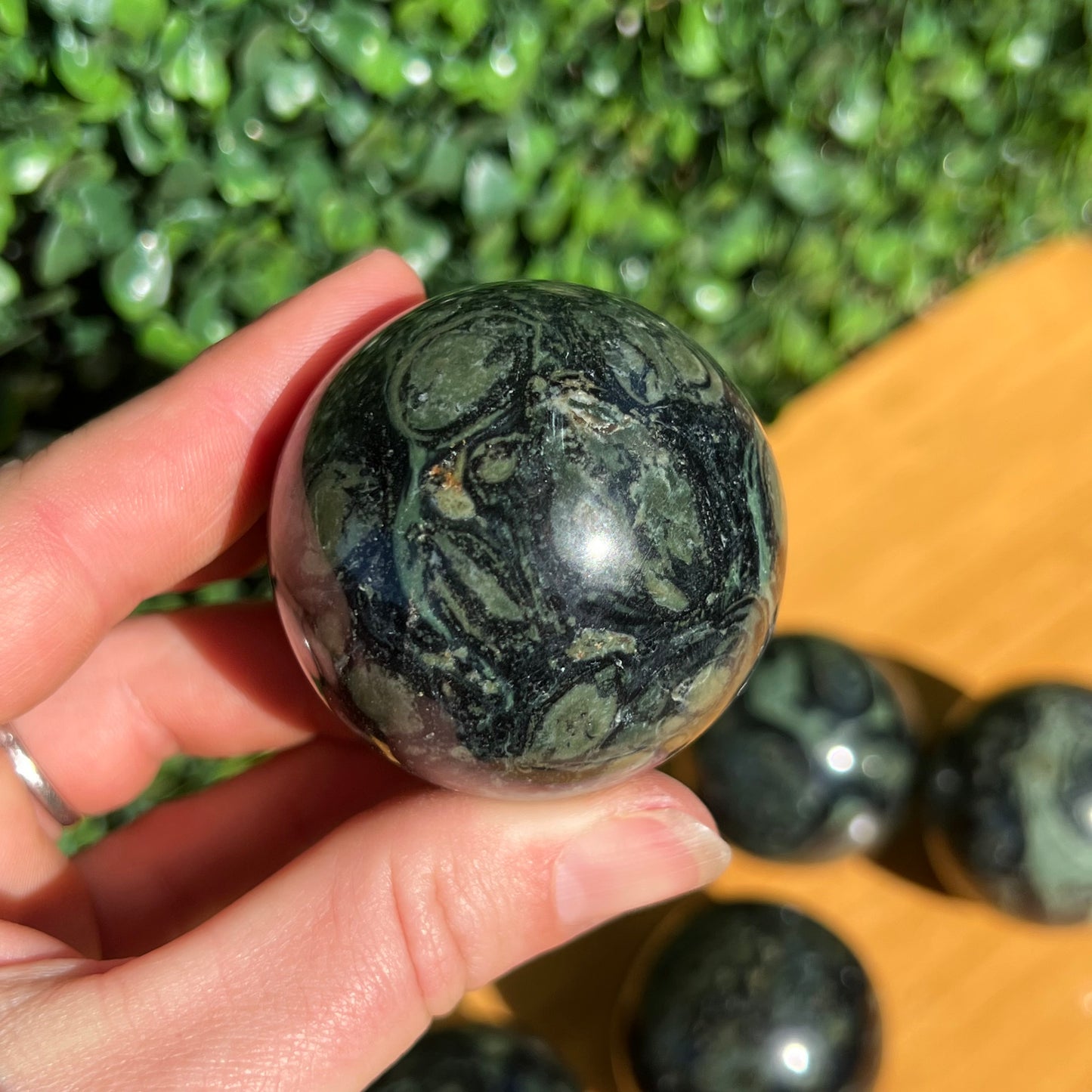 Kambaba Jasper Sphere’s