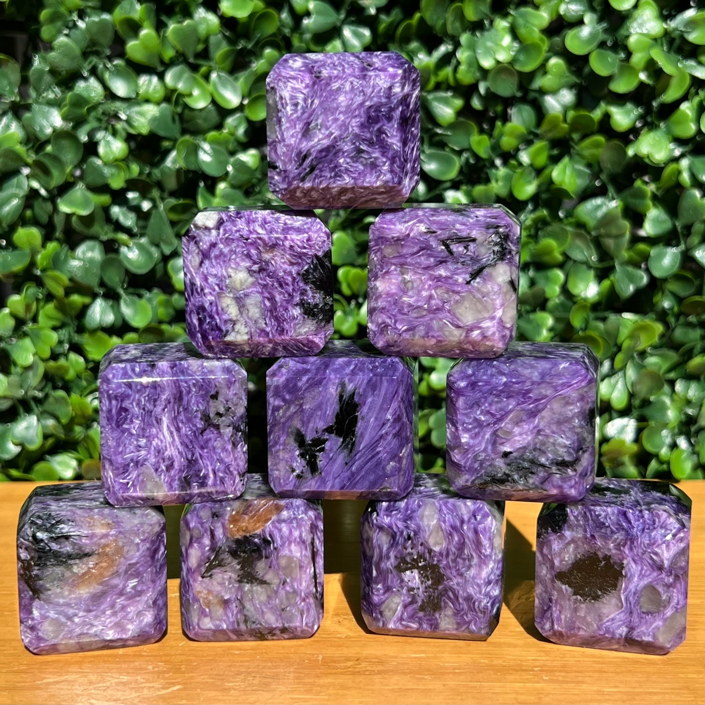 Charoite Cubes