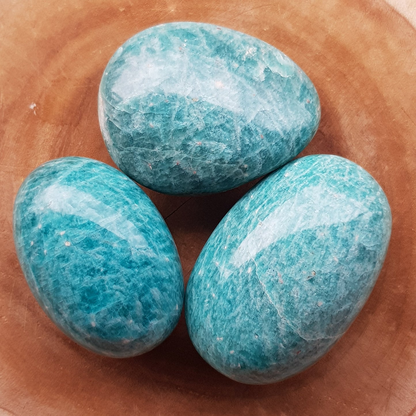 Amazonite Palm Stone - The Crystal Society Pty Ltd