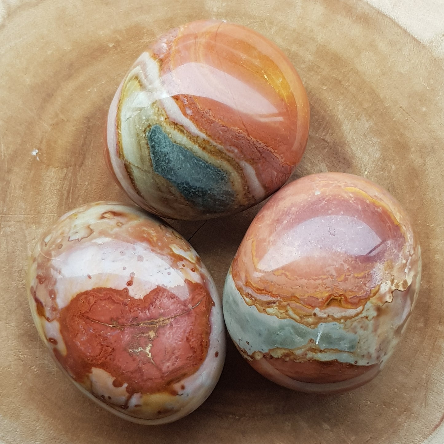 Polychrome Jasper Palm Stone's