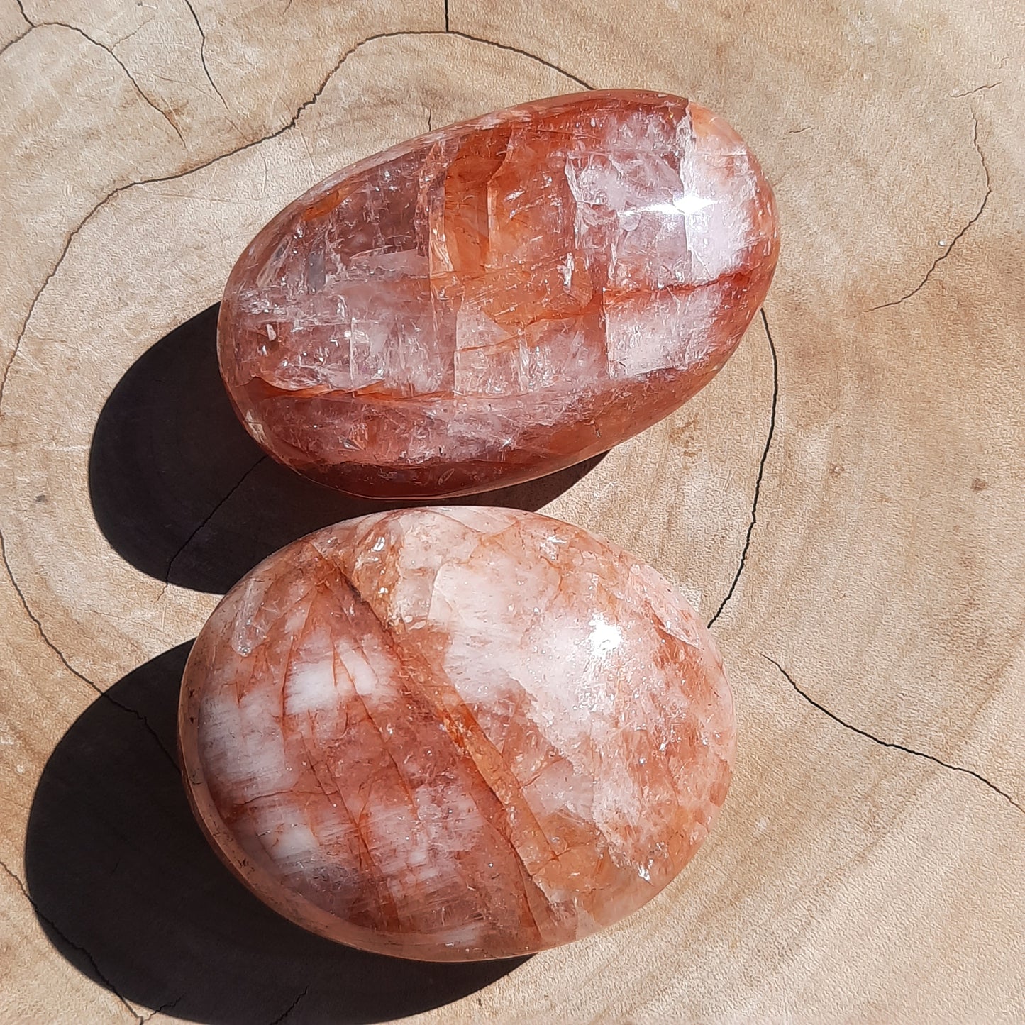 Fire Quartz Palm Stone’s