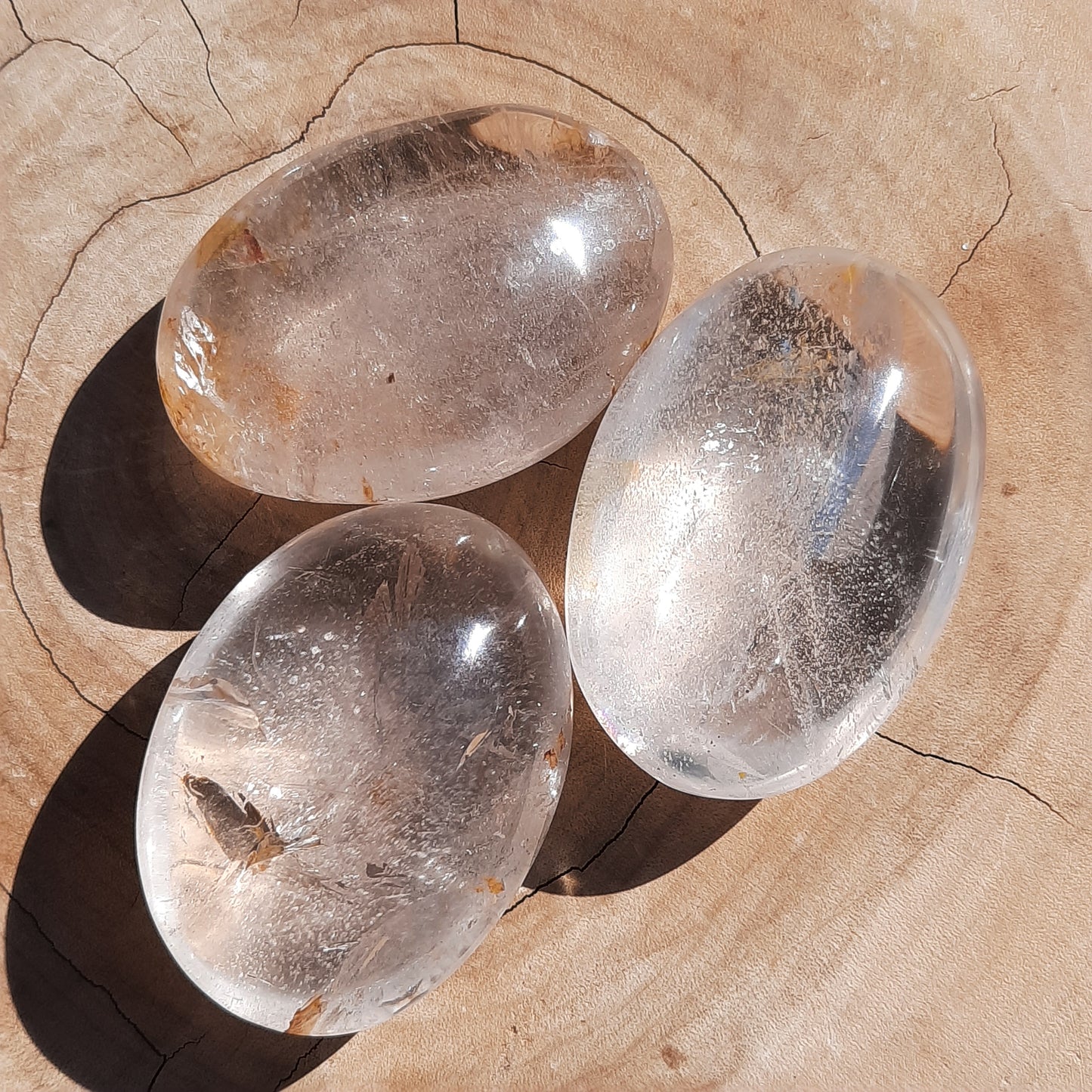 Clear Quartz Palm Stone’s
