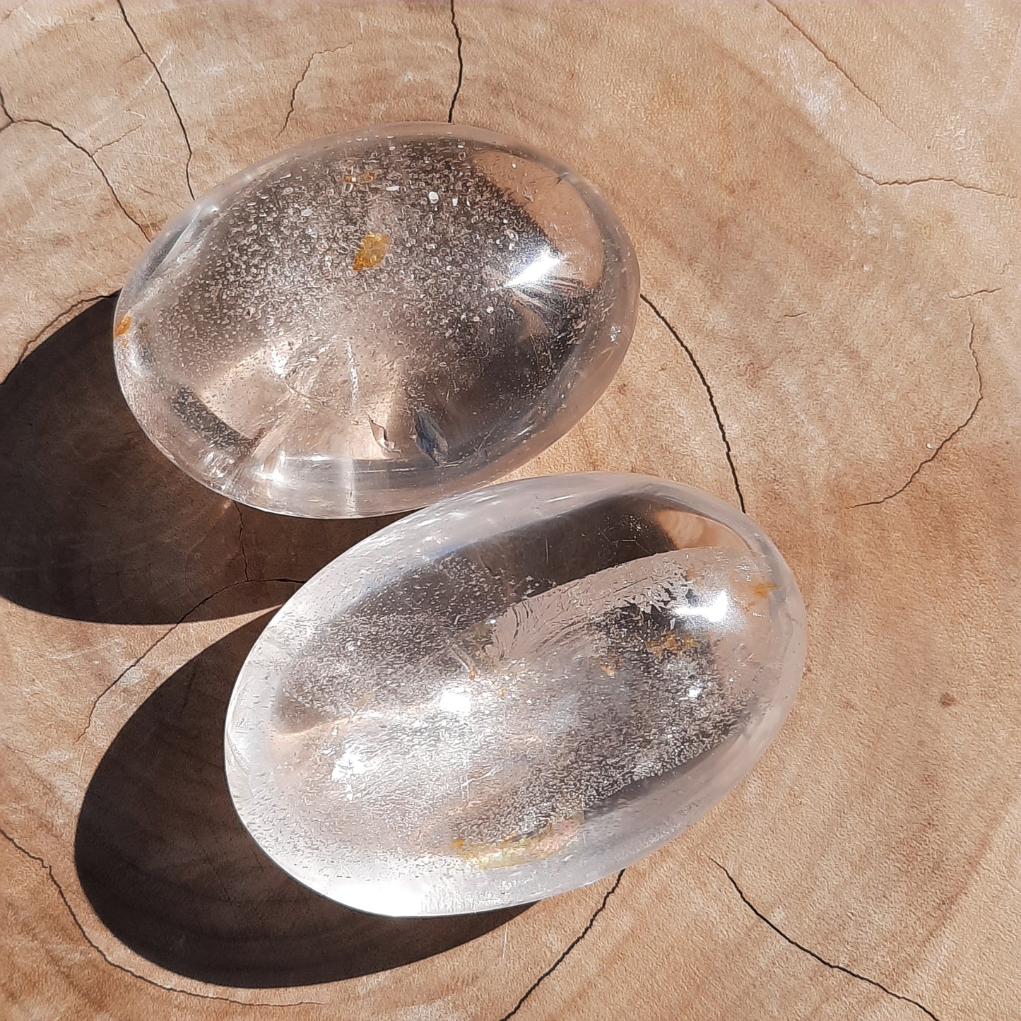Clear Quartz Palm Stone’s