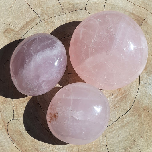 Rose Quartz Palm Stone’s