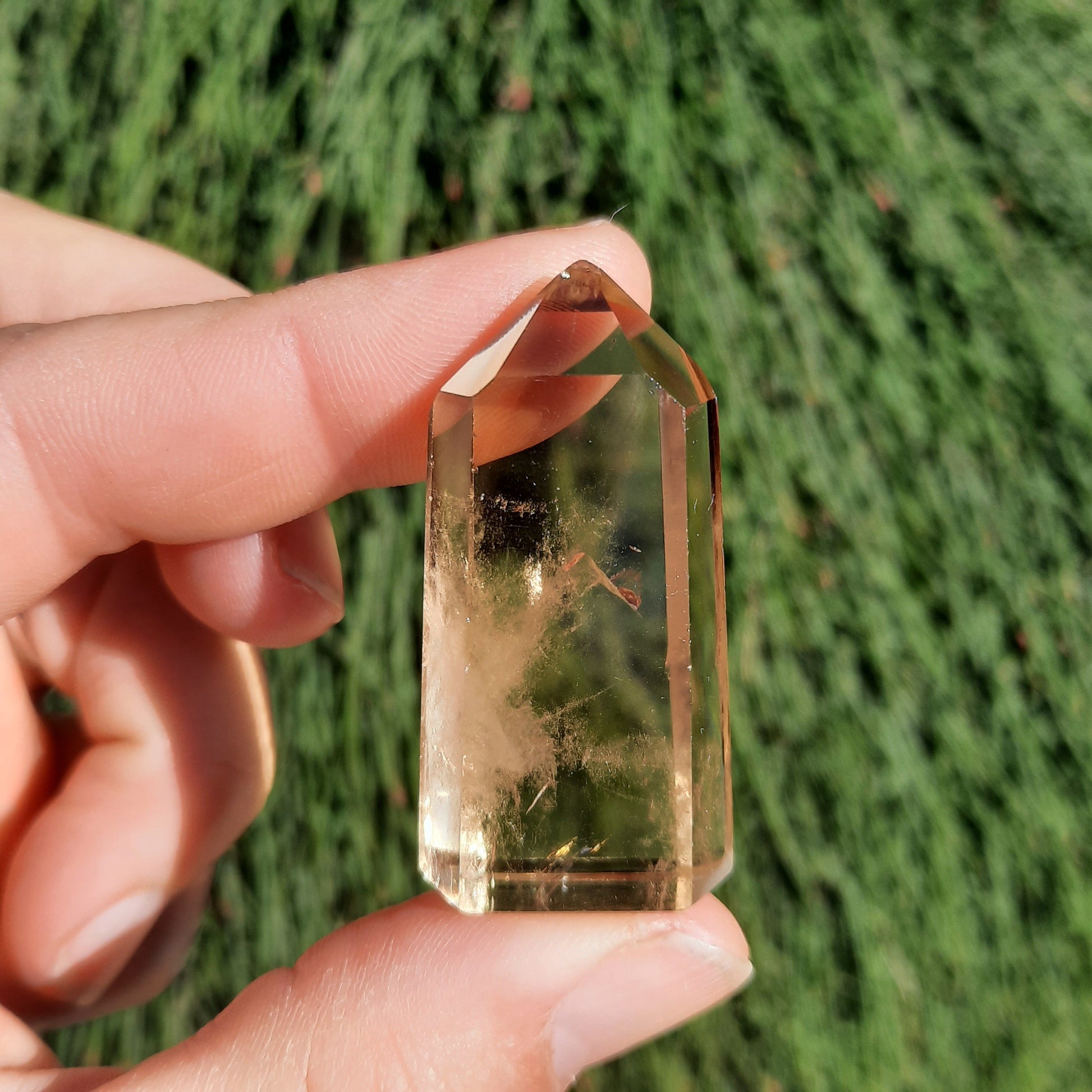 100% Natural Citrine Quartz Point - The Crystal Society Pty Ltd
