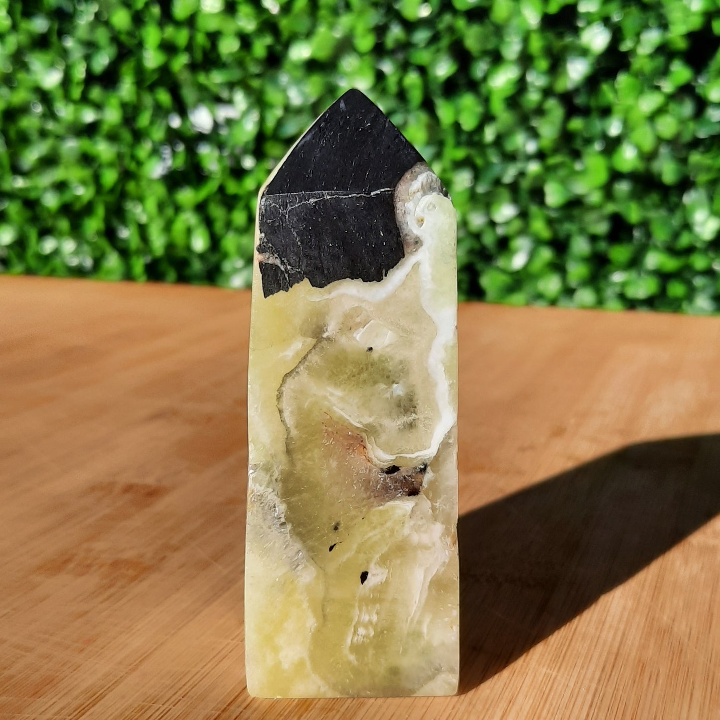 Golden Calcite Crystal Obelisk