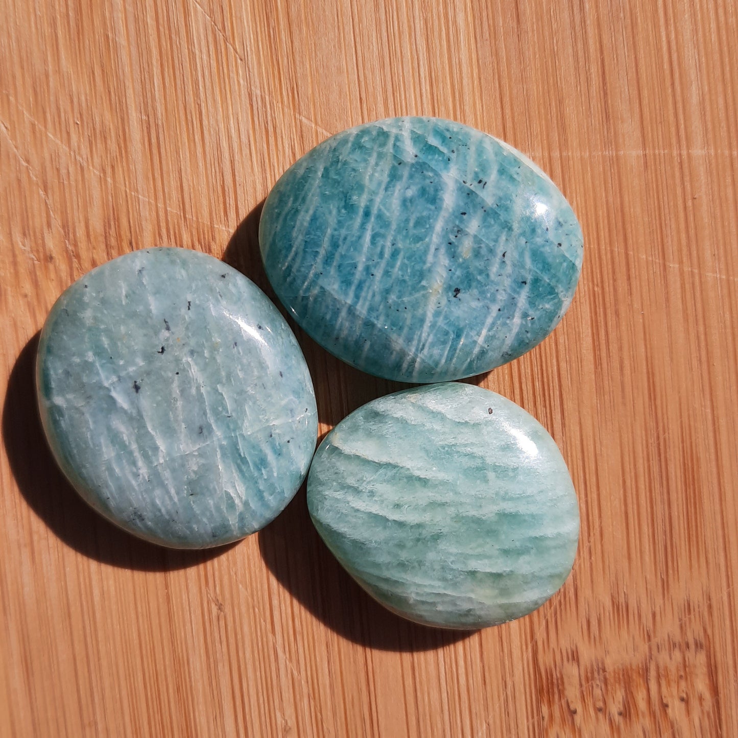 Amazonite Tumbles - The Crystal Society Pty Ltd
