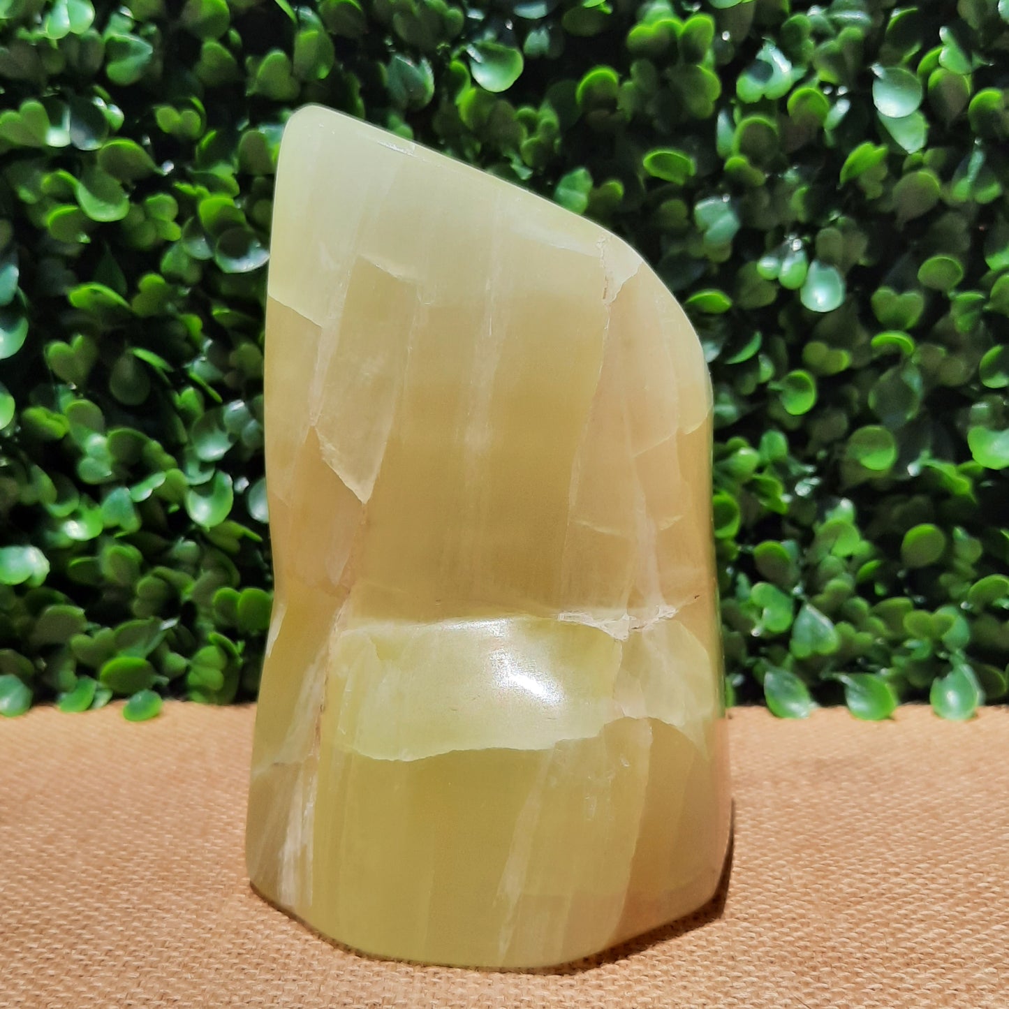 Golden Calcite Crystal Free Form