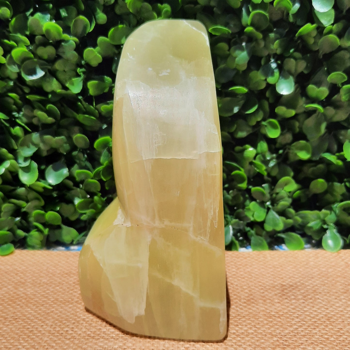 Golden Calcite Crystal Free Form