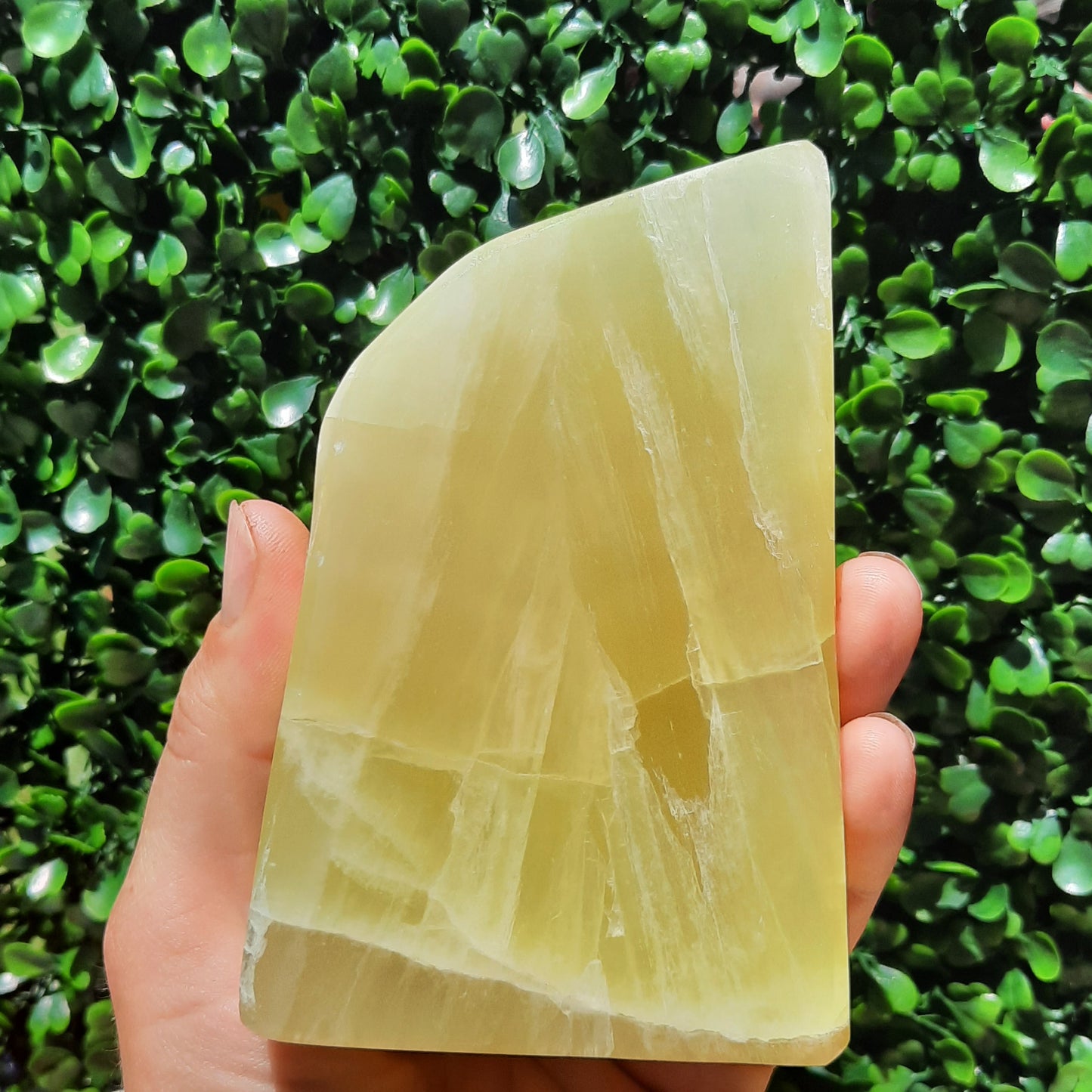 Golden Calcite Crystal Free Form