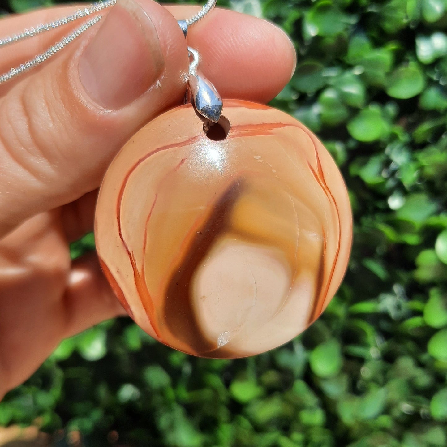 Desert Jasper Necklace Round