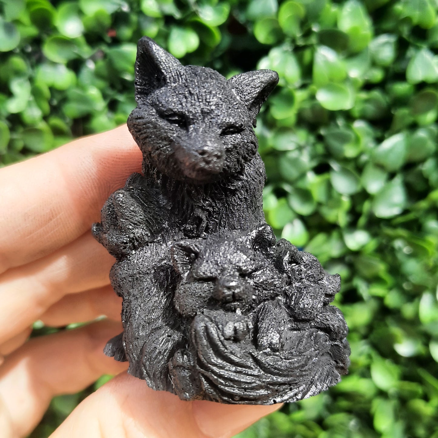 Shungite Wolf & Pups