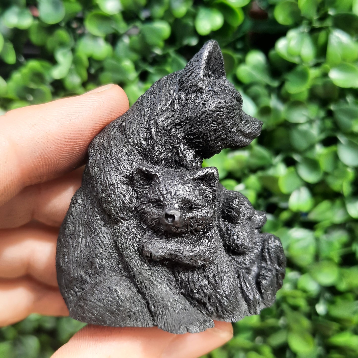 Shungite Wolf & Pups