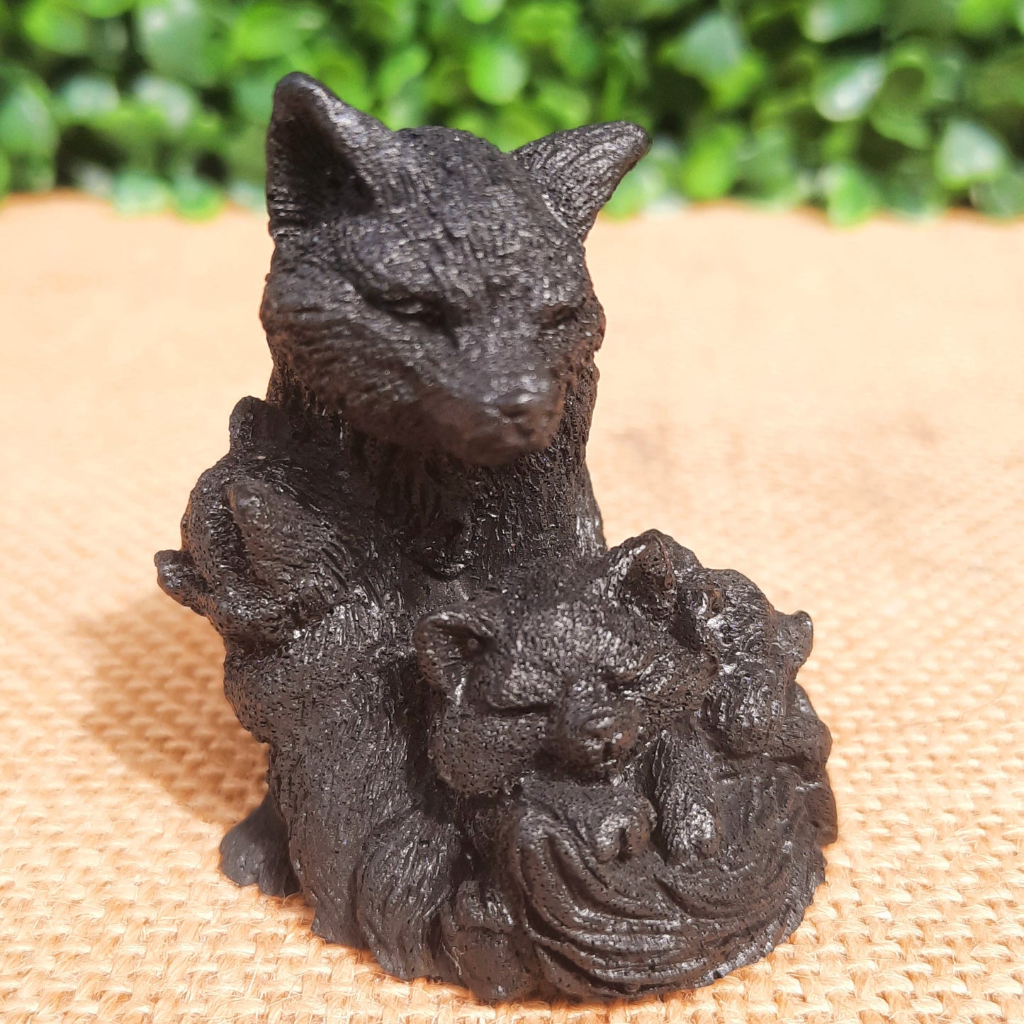 Shungite Wolf & Pups