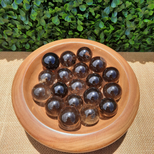 Smokey Quartz Orbs