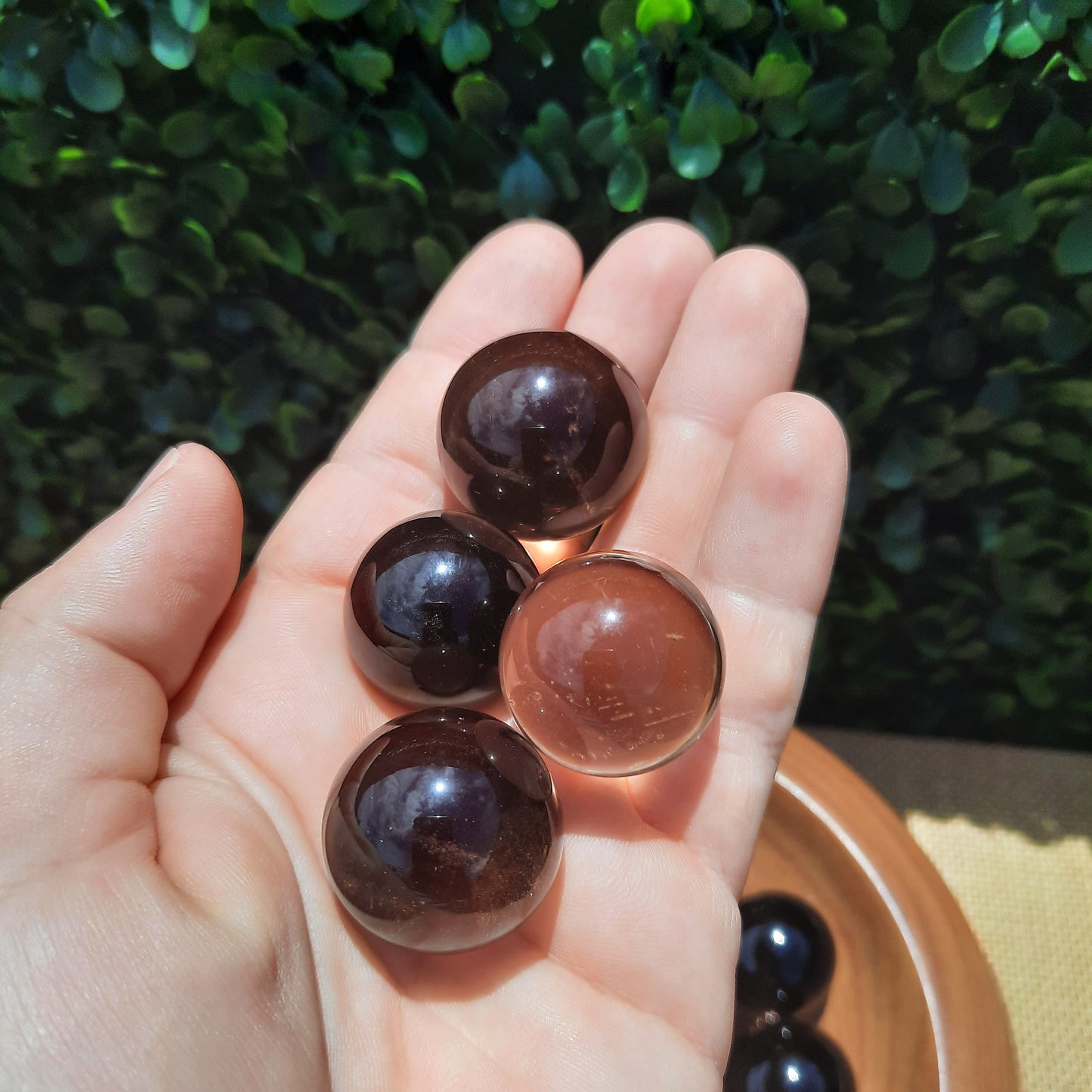 Smokey Quartz Orbs