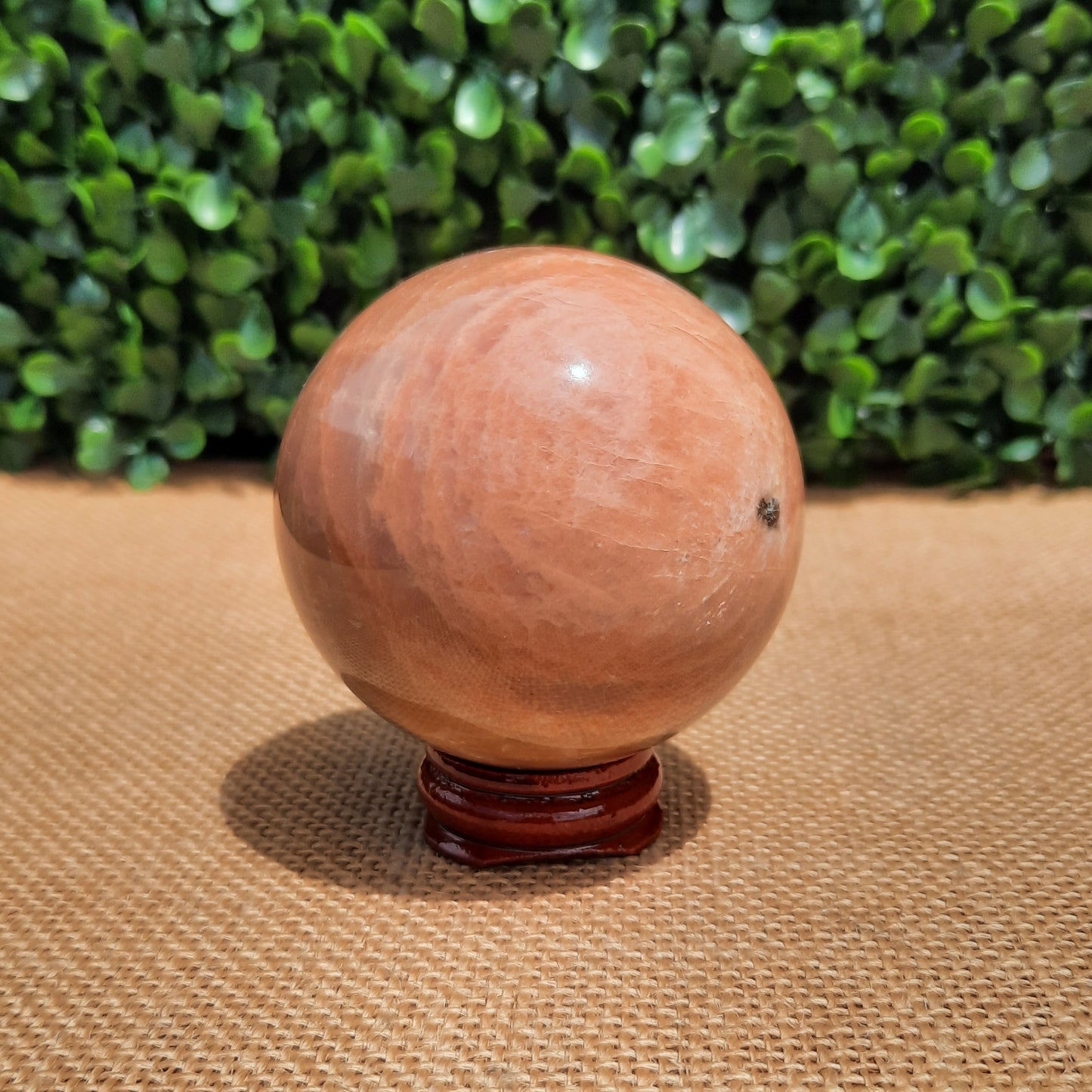 Peach Moonstone Sphere
