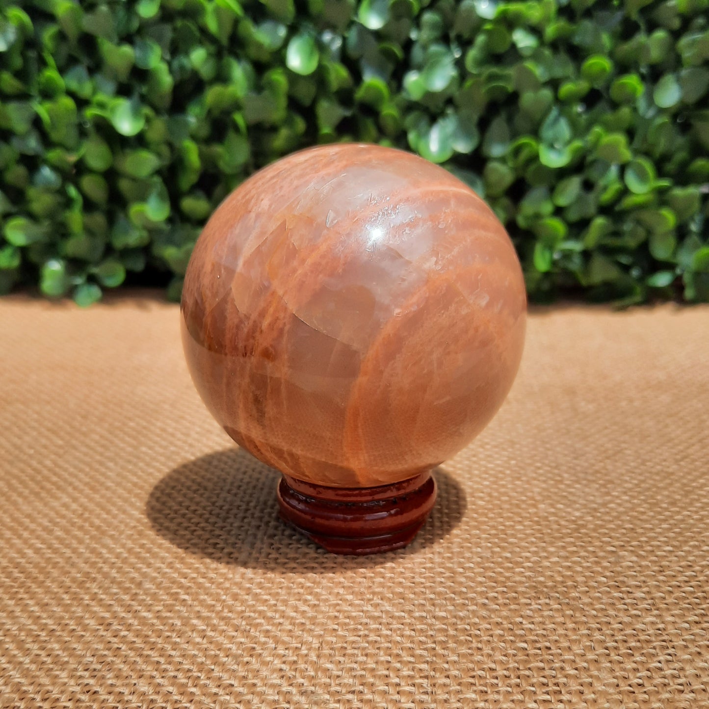Peach Moonstone Sphere