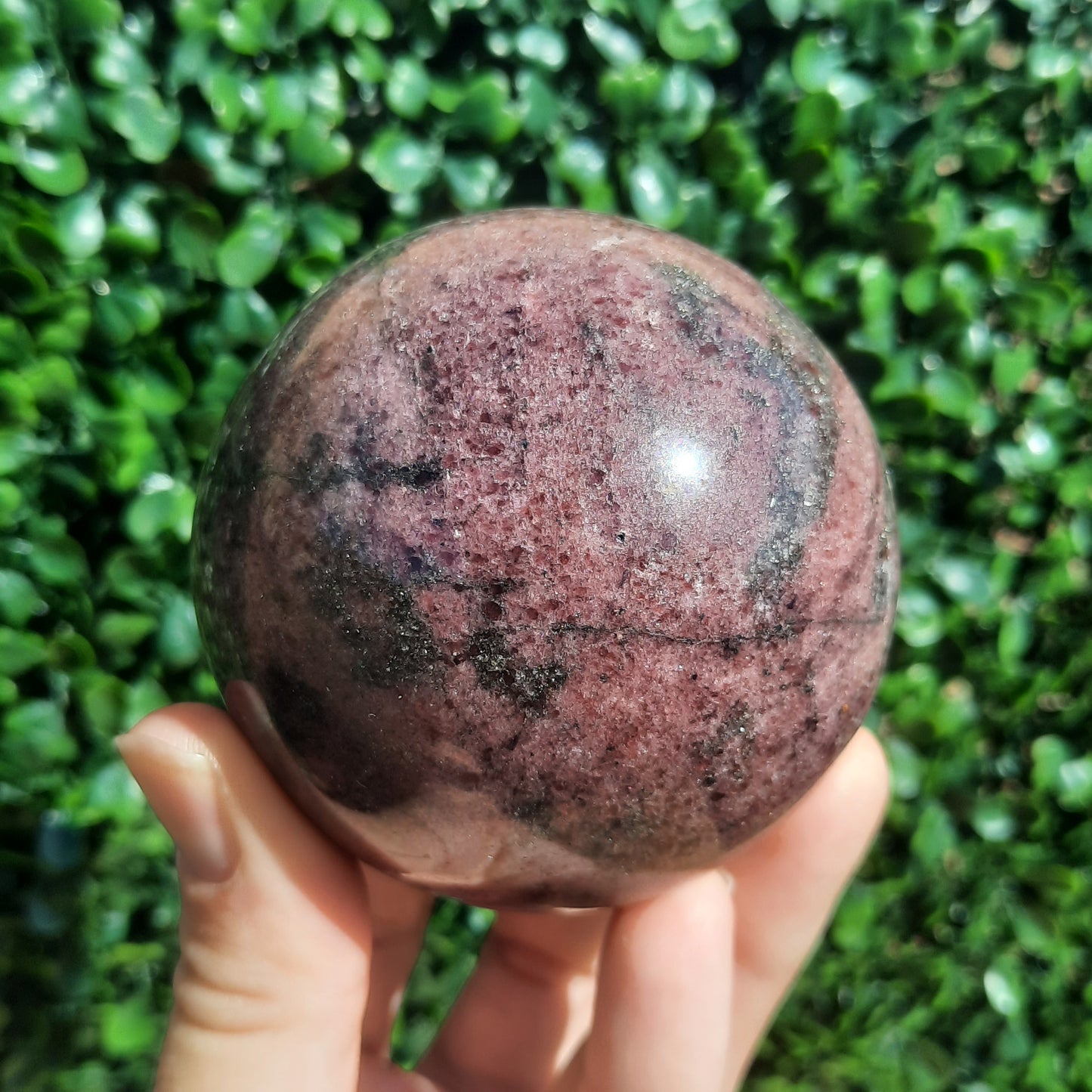 Purple Garnet Sphere