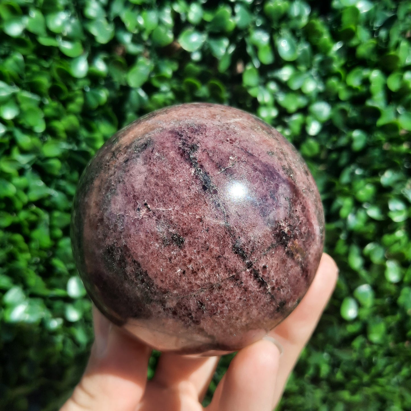 Purple Garnet Sphere