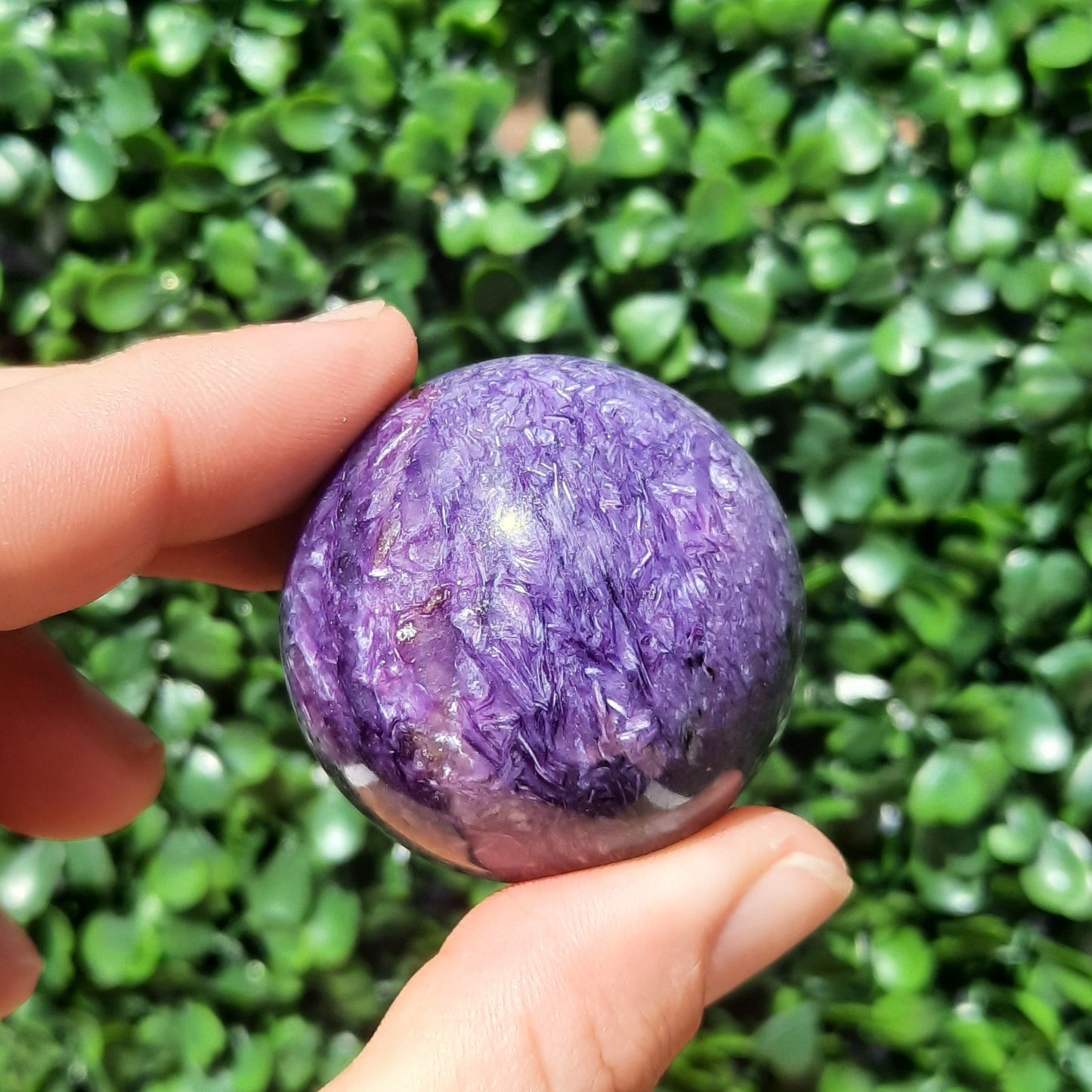 Charoite Sphere