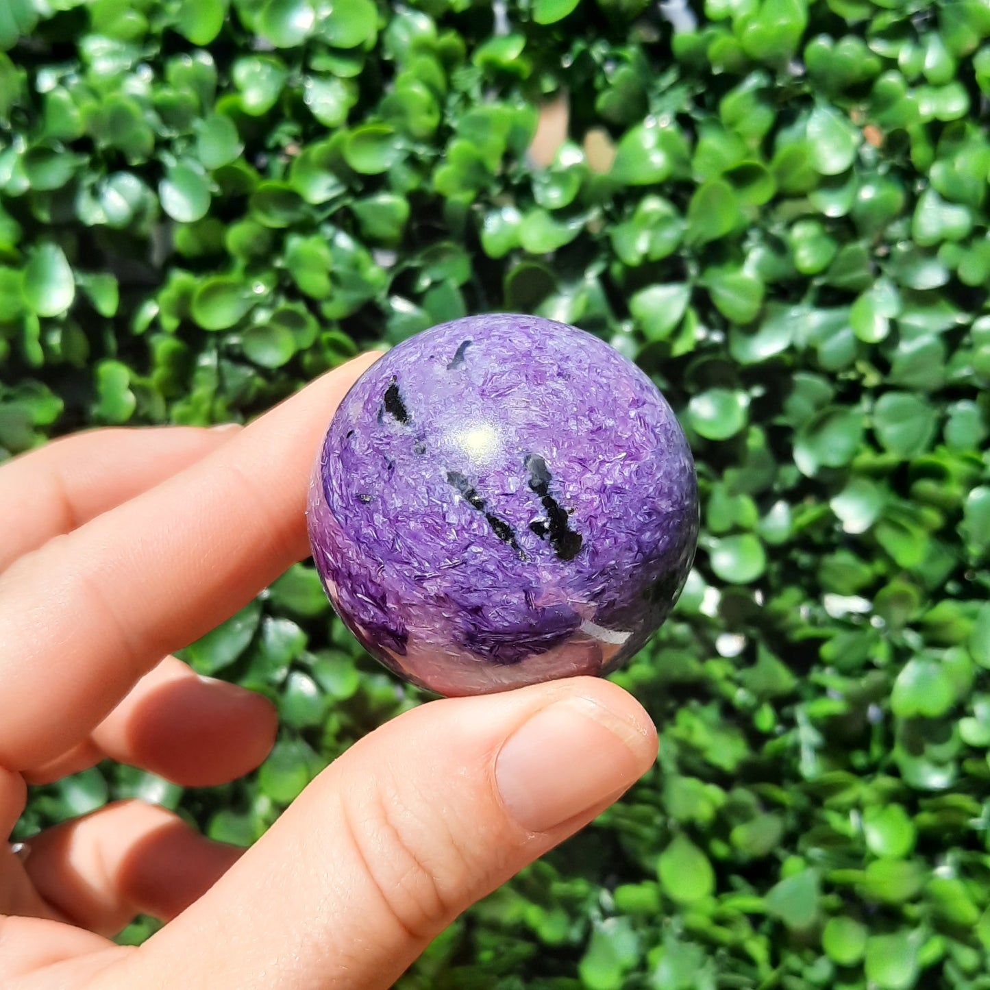 Charoite Sphere