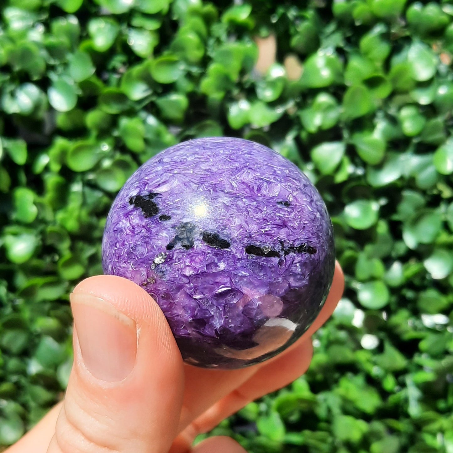 Charoite Sphere