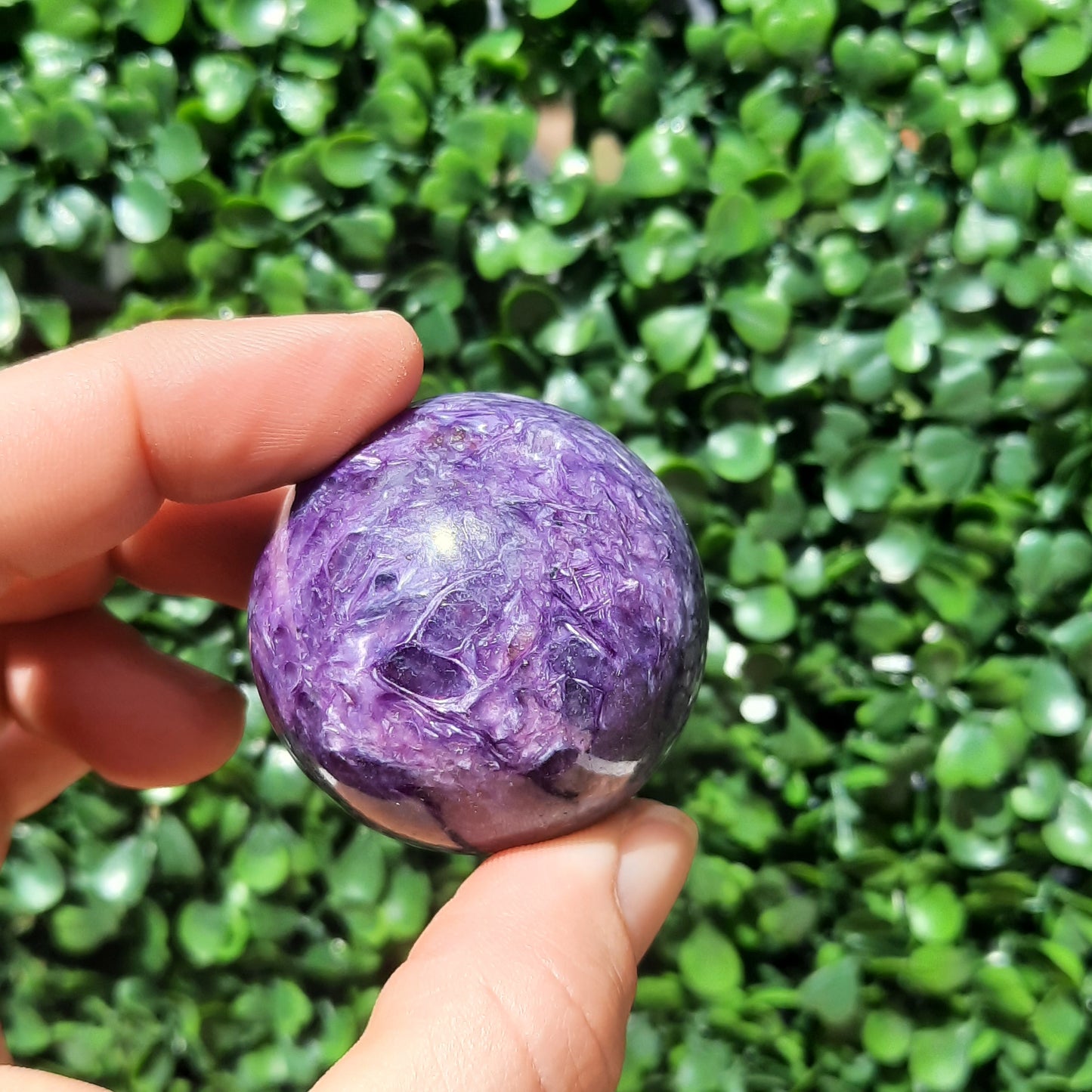 Charoite Sphere