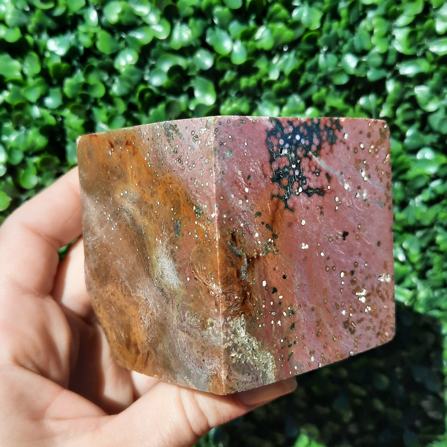 Ocean Jasper Cube