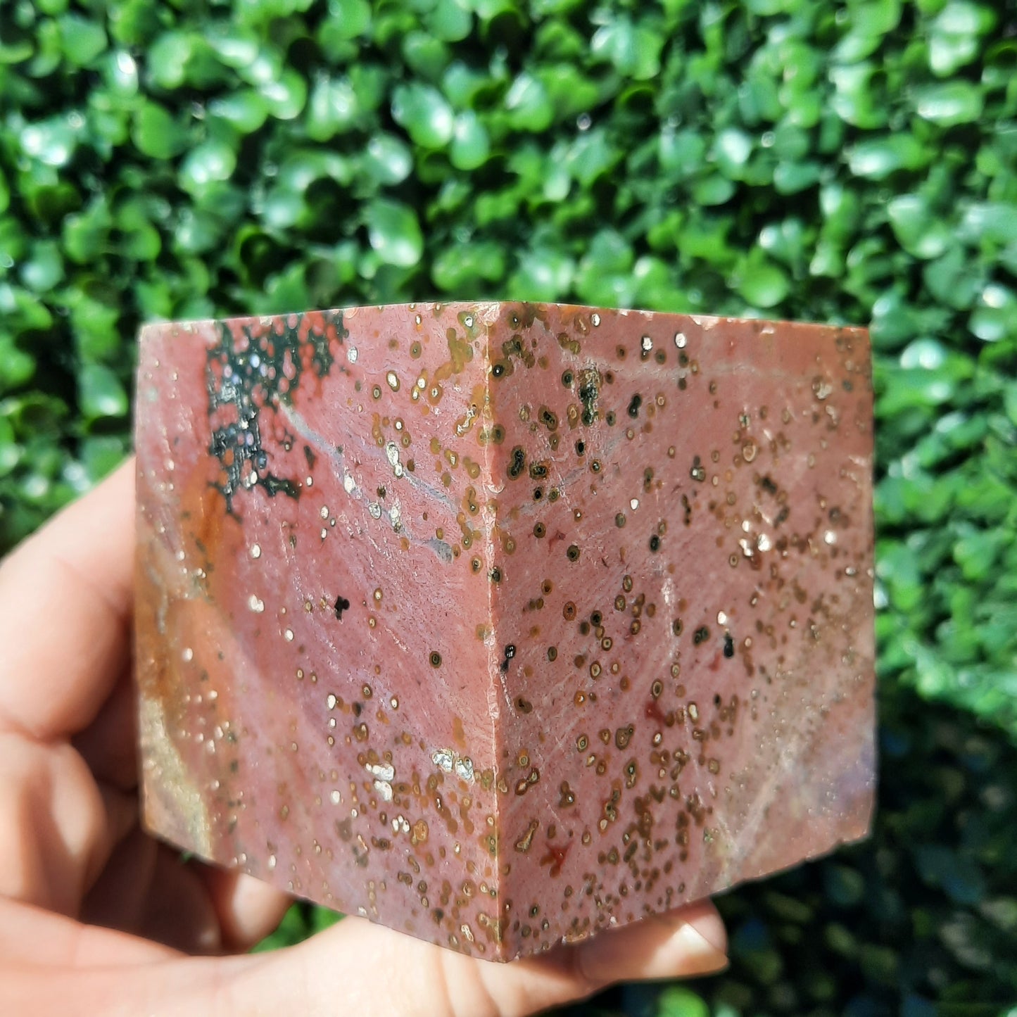 Ocean Jasper Cube