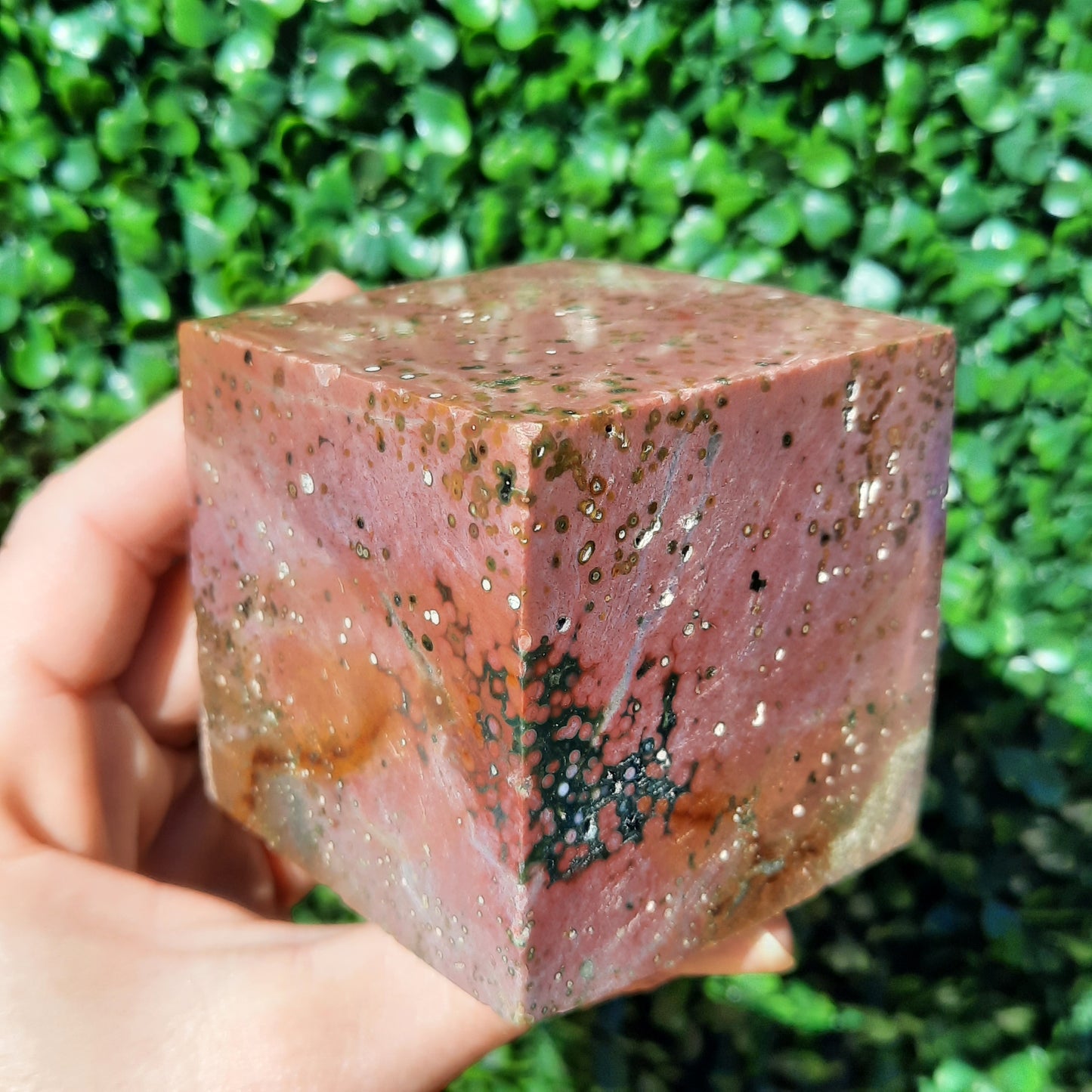 Ocean Jasper Cube