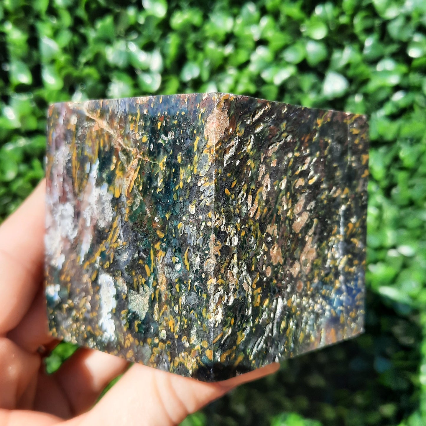 Ocean Jasper Cube