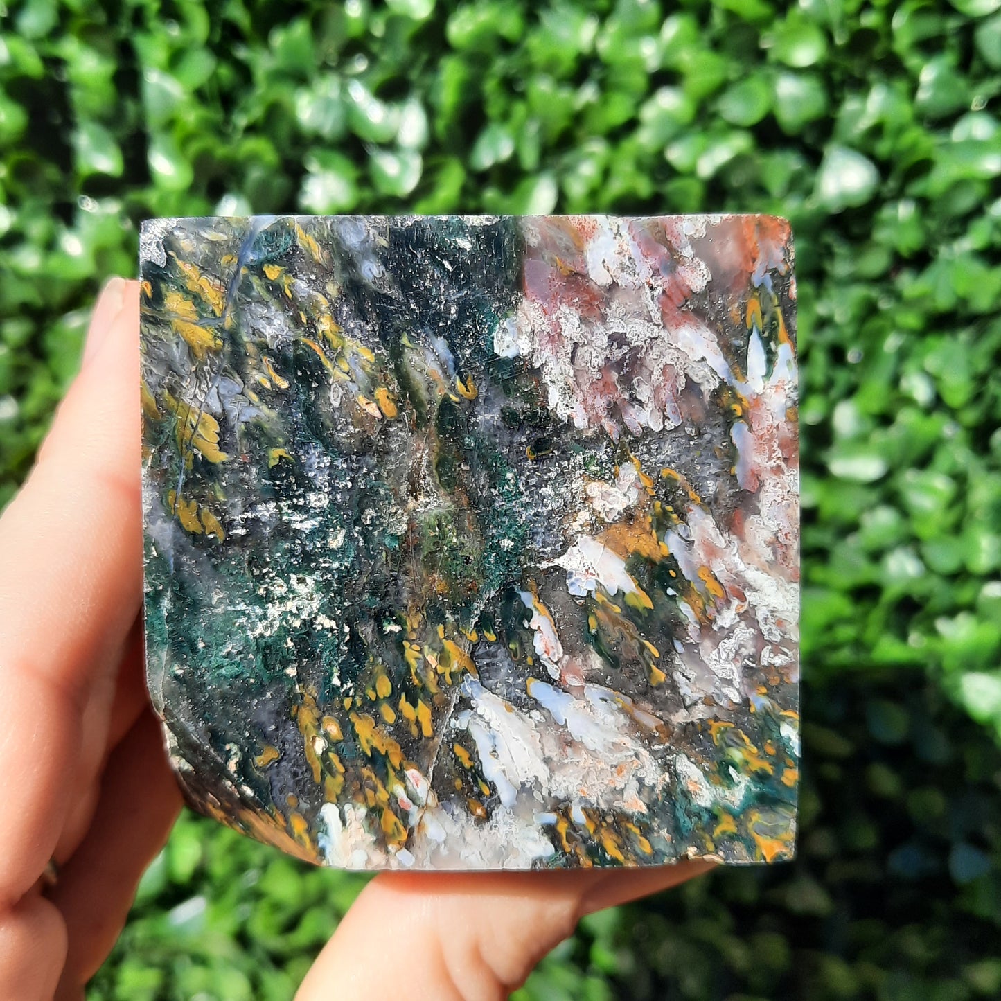 Ocean Jasper Cube