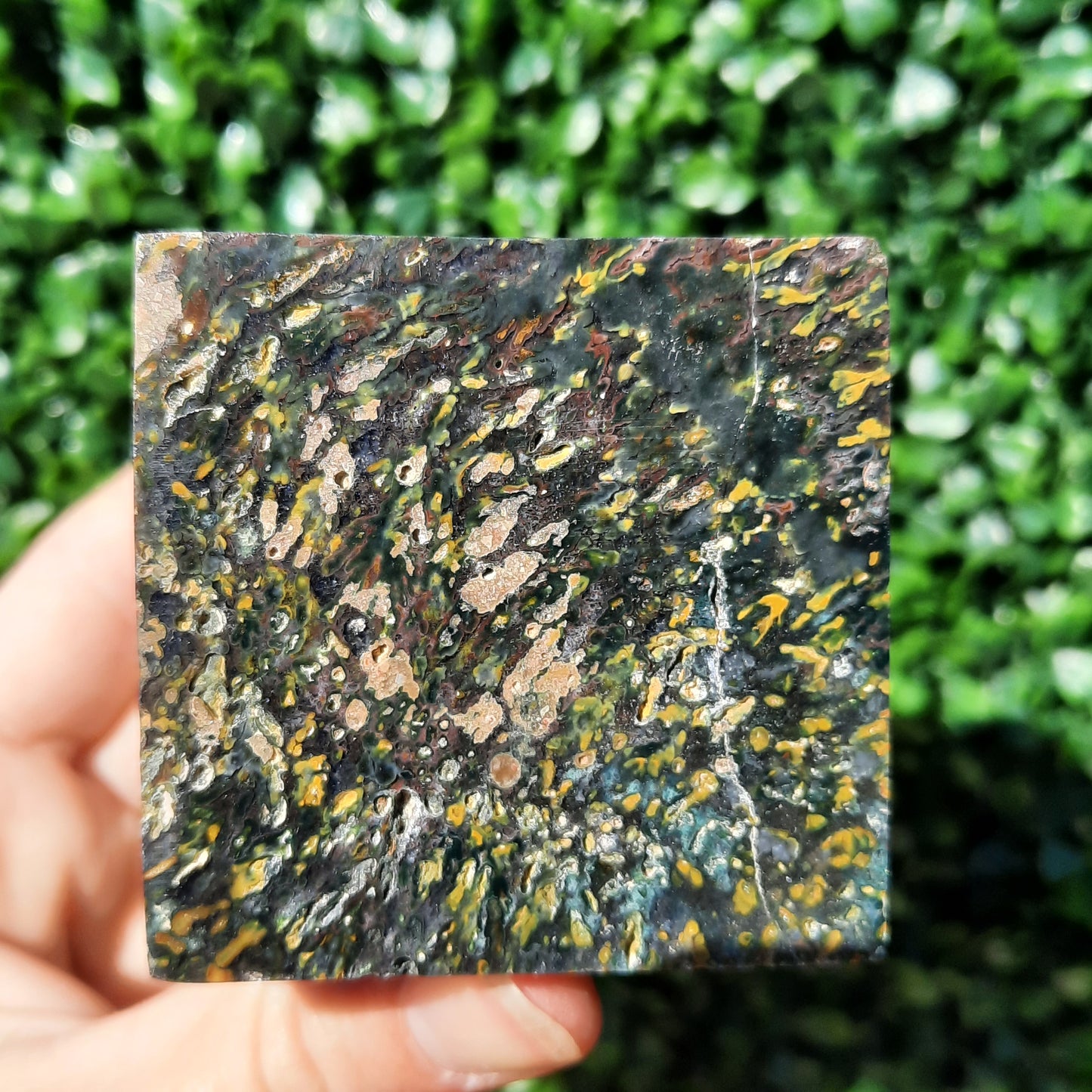 Ocean Jasper Cube