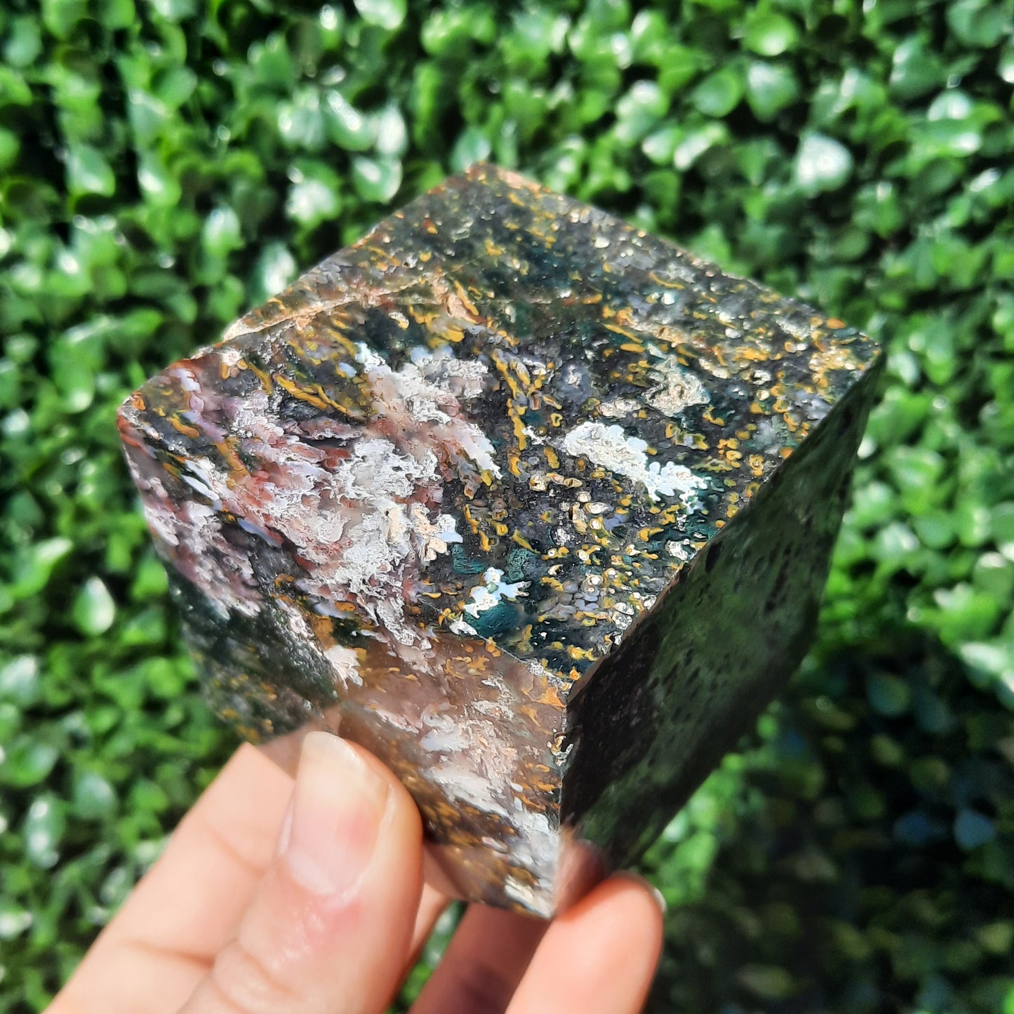 Ocean Jasper Cube