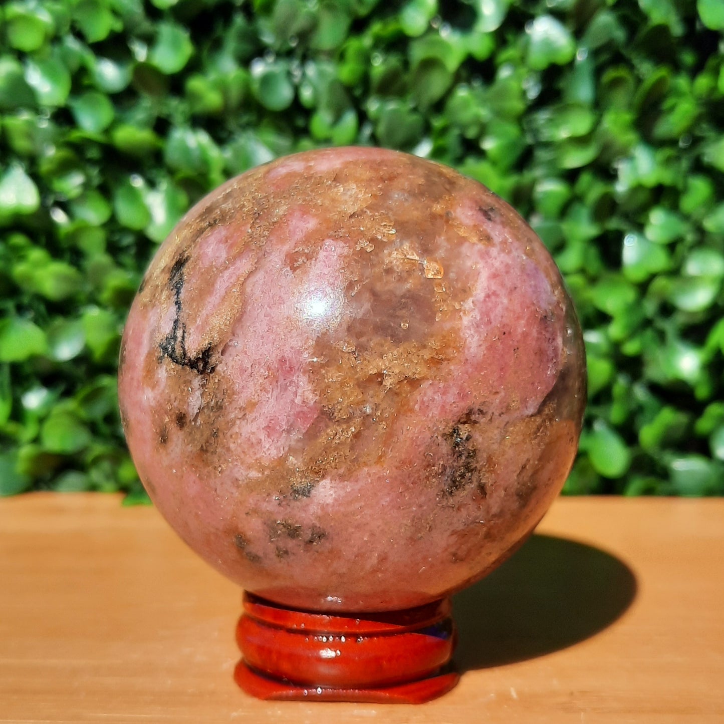 Rhodonite Sphere