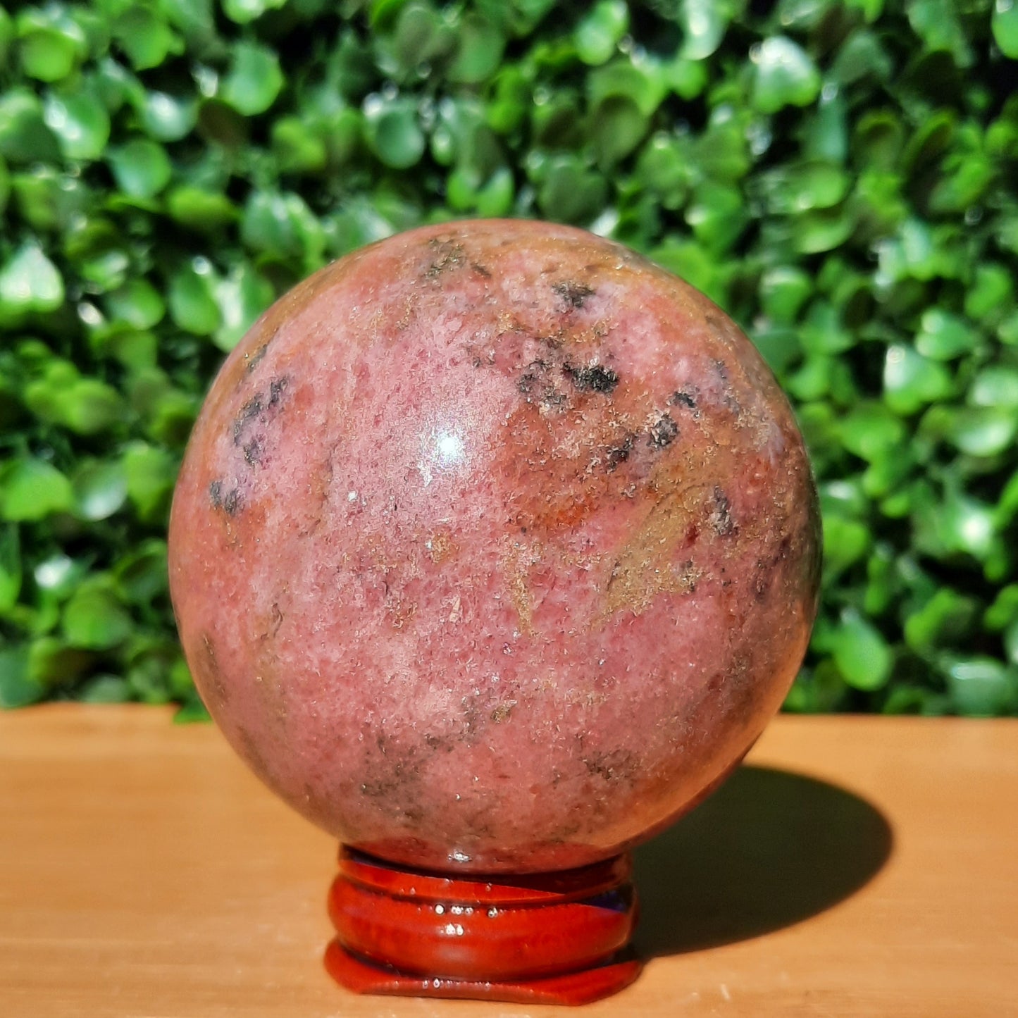 Rhodonite Sphere