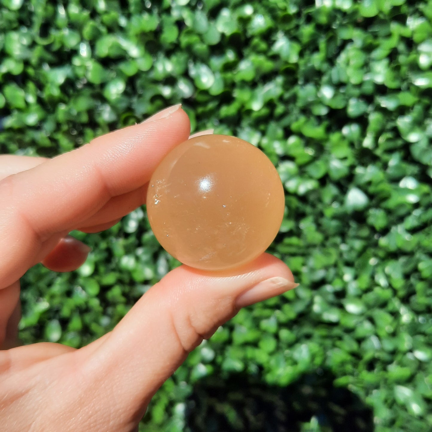 Honey Calcite Sphere