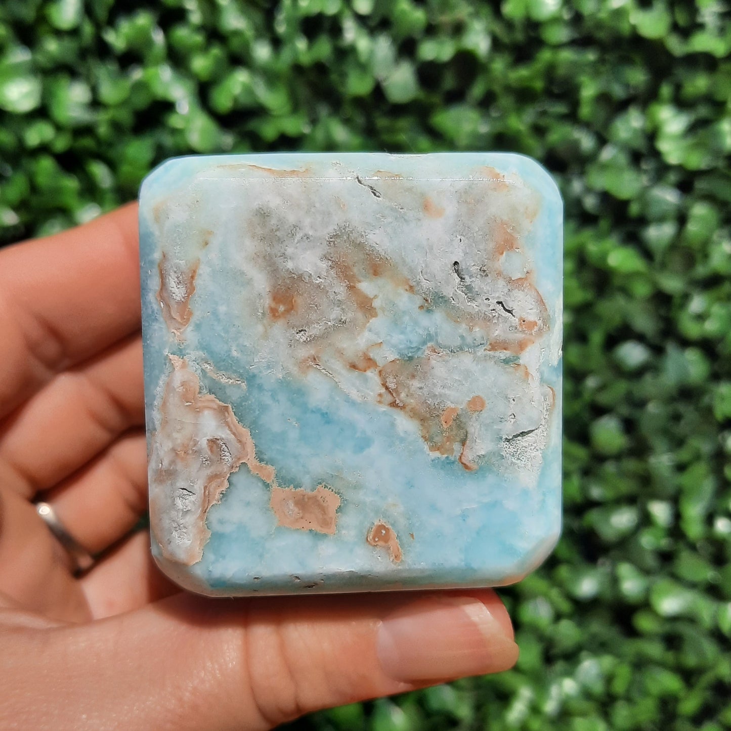 Blue Aragonite Cube