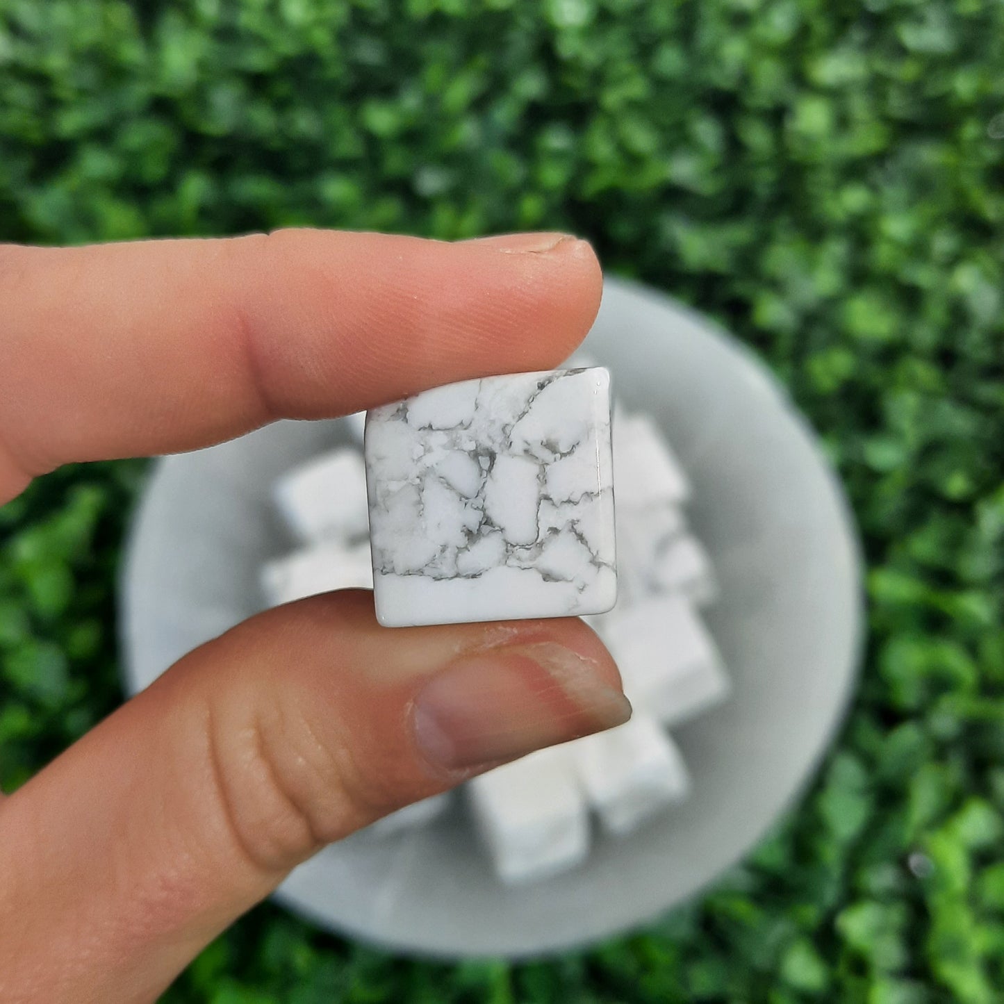 Howlite Cube Tumble’s