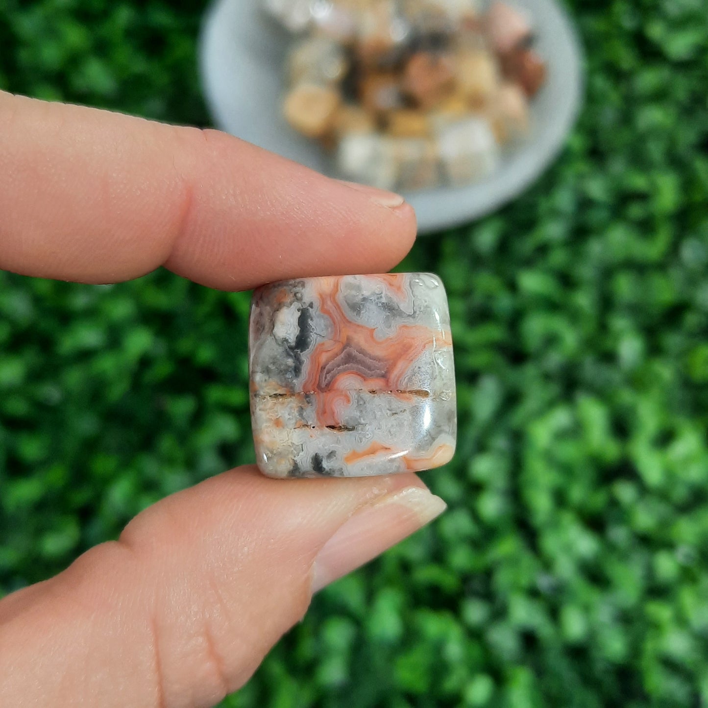 Crazy Lace Agate Cube Tumble’s