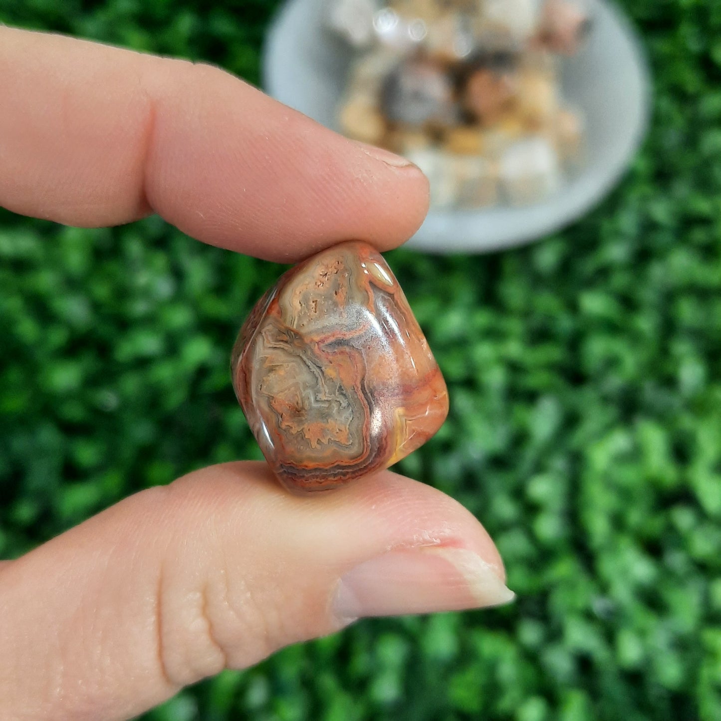 Crazy Lace Agate Cube Tumble’s