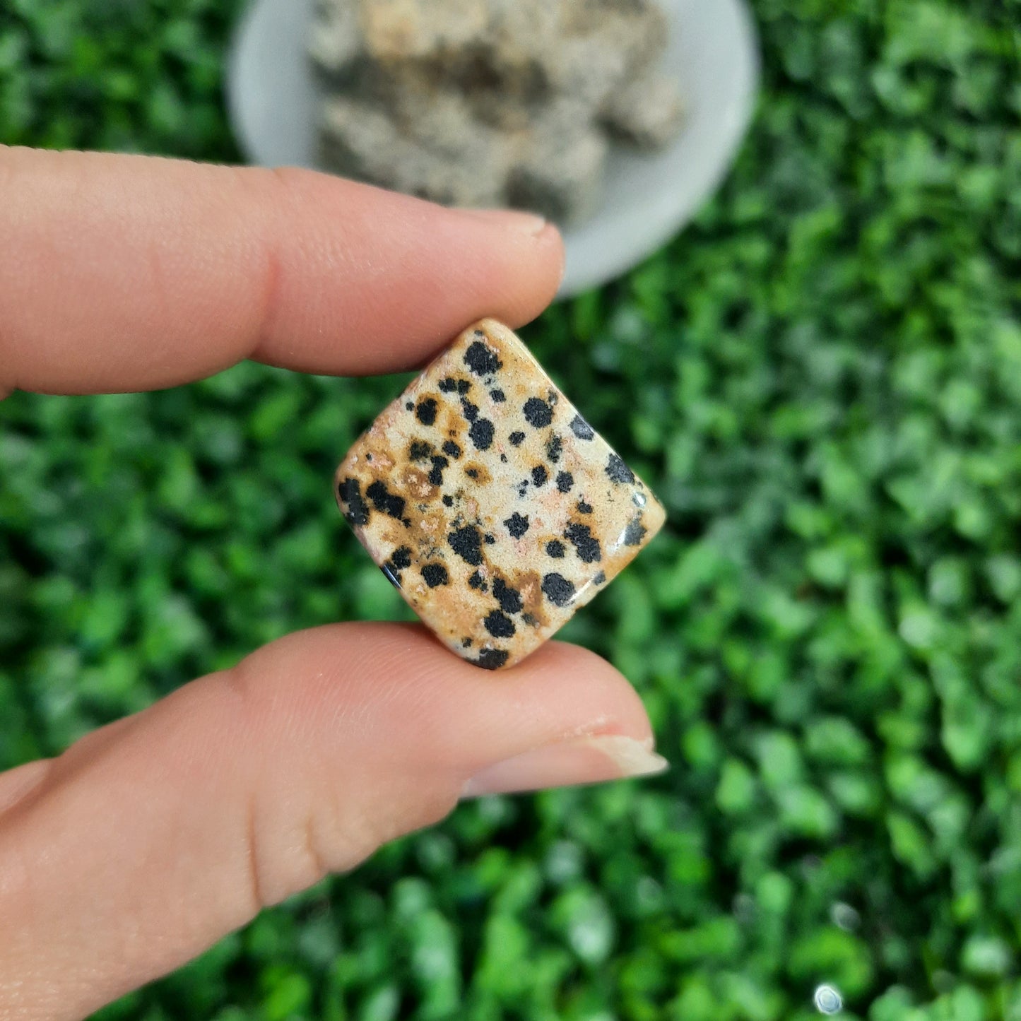 Dalmation Jasper Cube Tumble’s