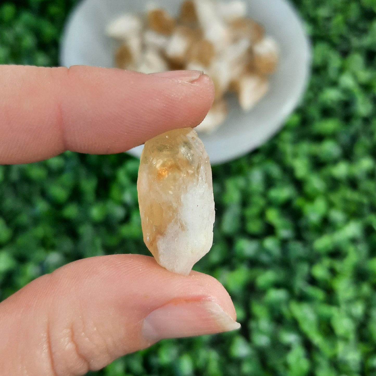 Golden Amethyst Rough Points