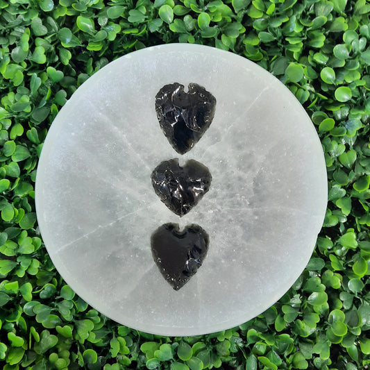 Black Obsidian Hearts