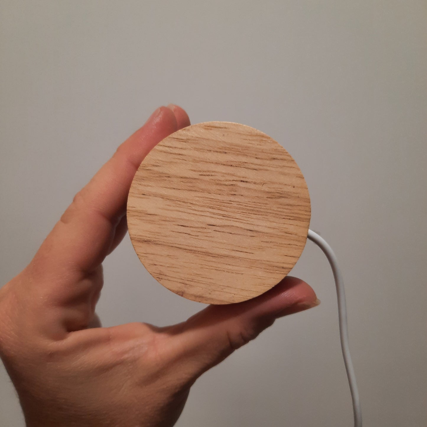 BAMBOO USB LED LIGHT LAMB STAND 60mm