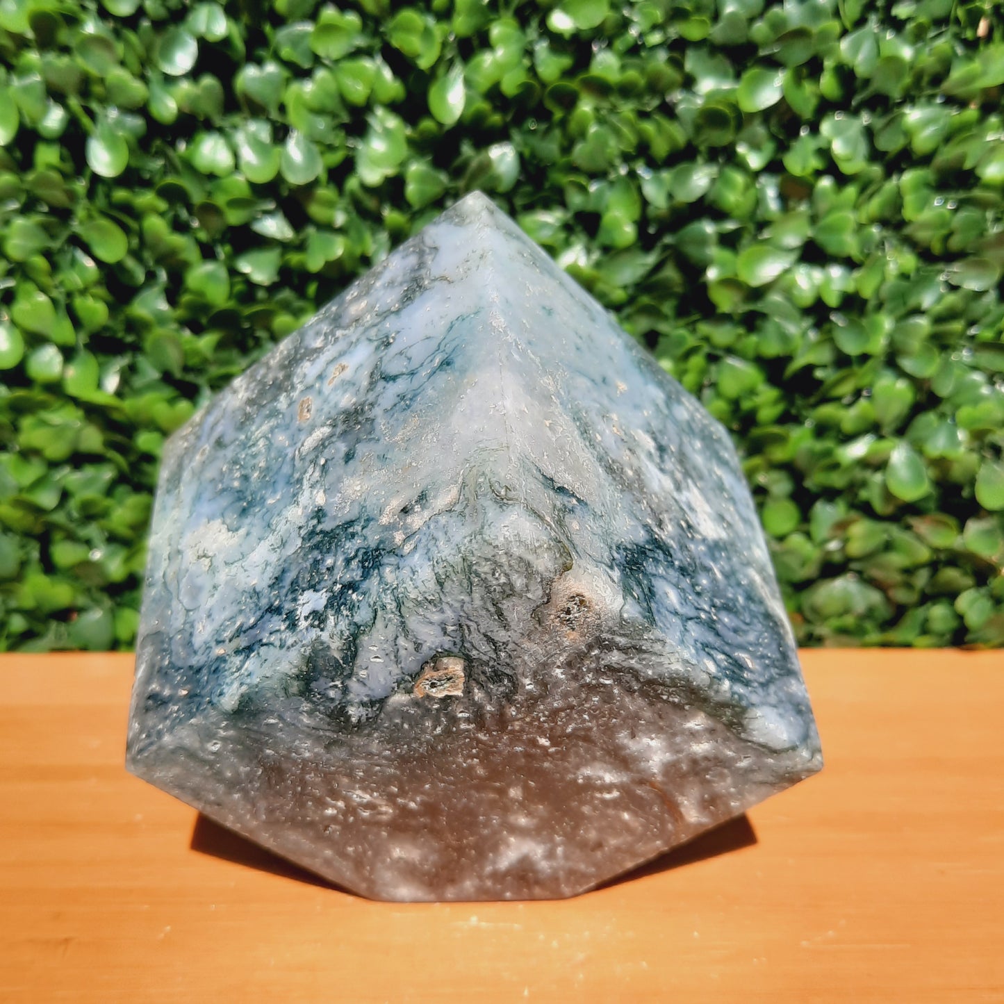 Moss Agate Cube