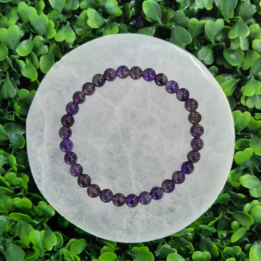 Amethyst Quartz Bracelet - 6mm