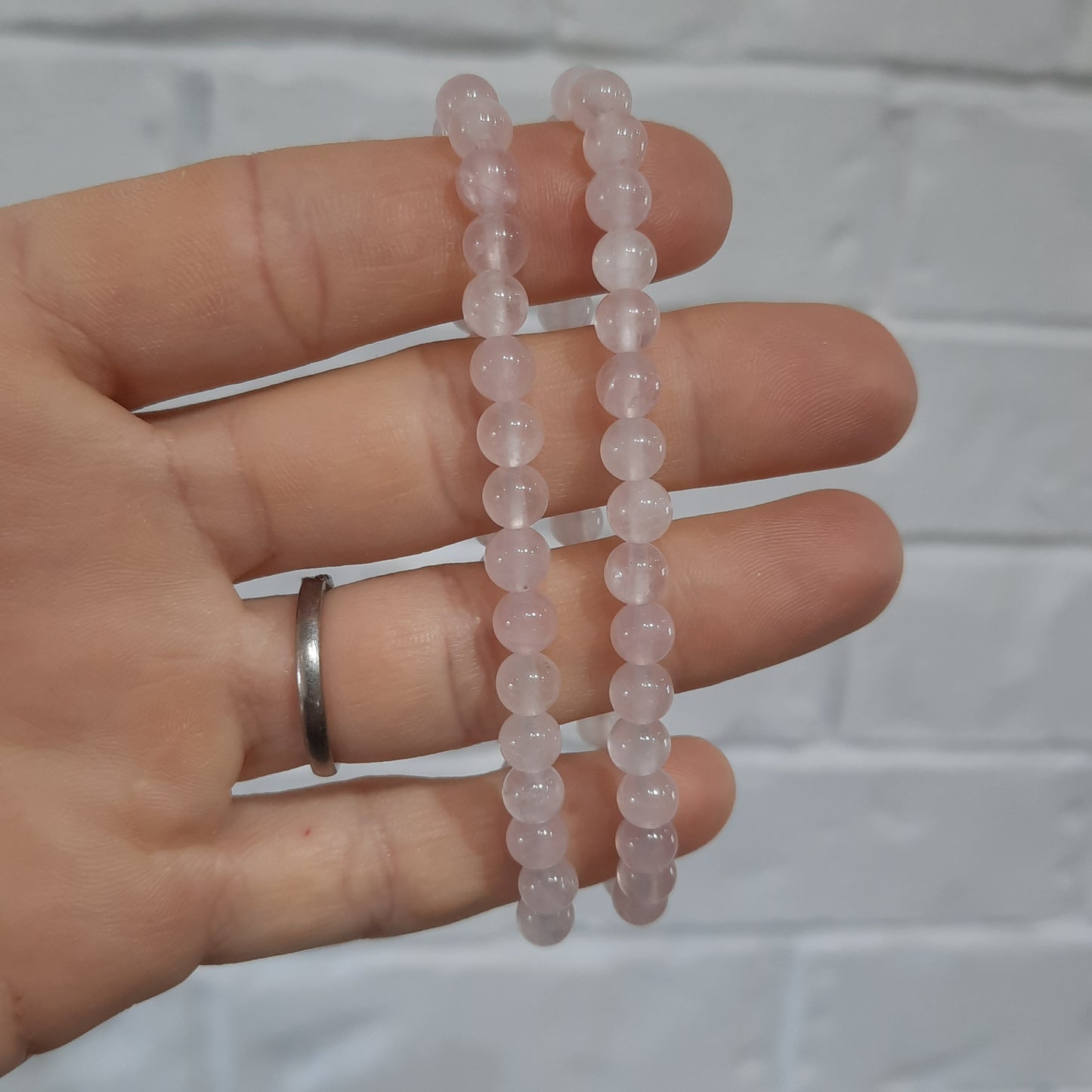 Rose Quartz Bracelet - 6mm